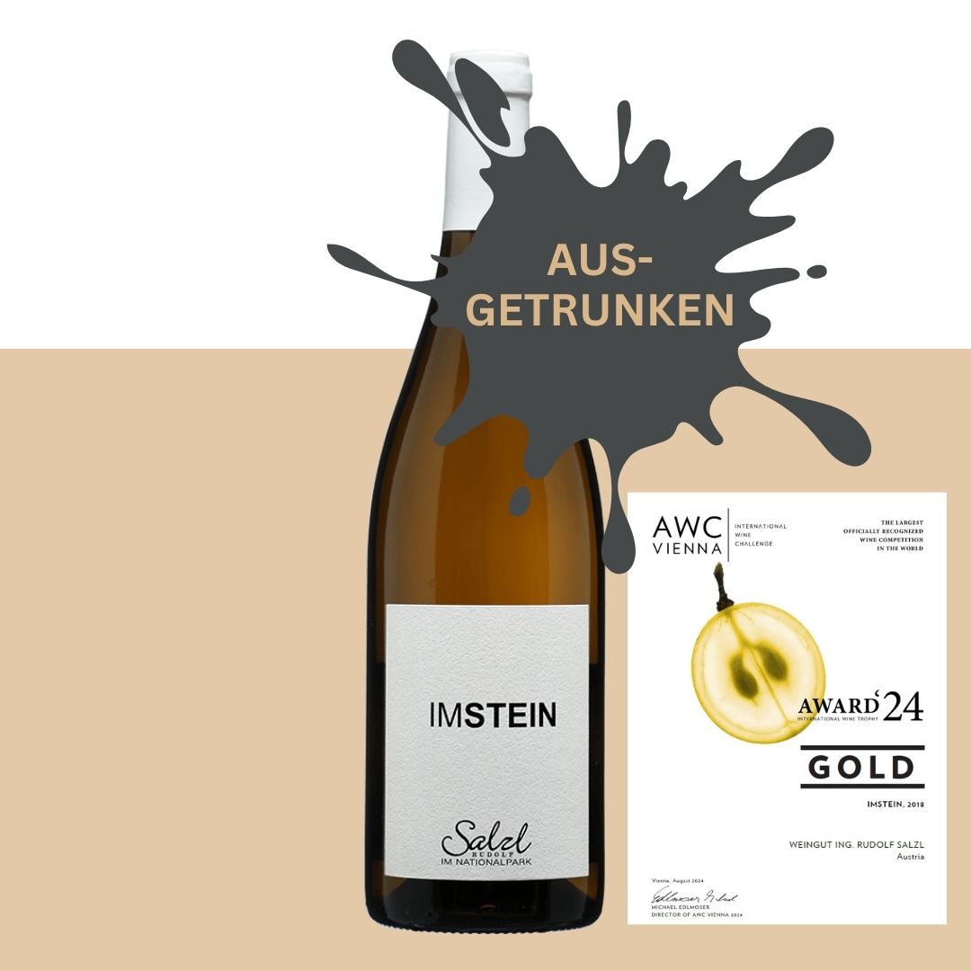 Imstein Wein, ein Traminer vom Weingut Salzl im Nationalpark