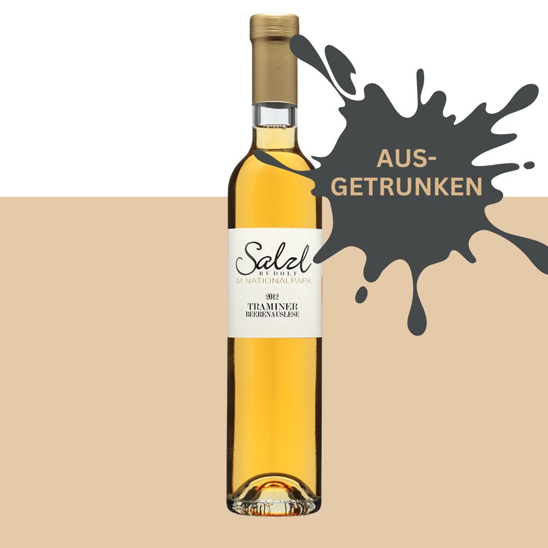 Traminer Beerenauslese in Weinflasche