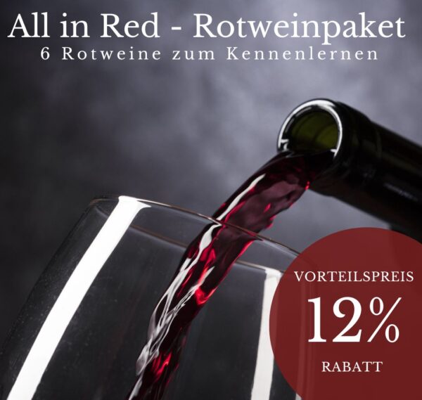 Produktbild des All in Red Rotweinpakets vom Weingut Salzl
